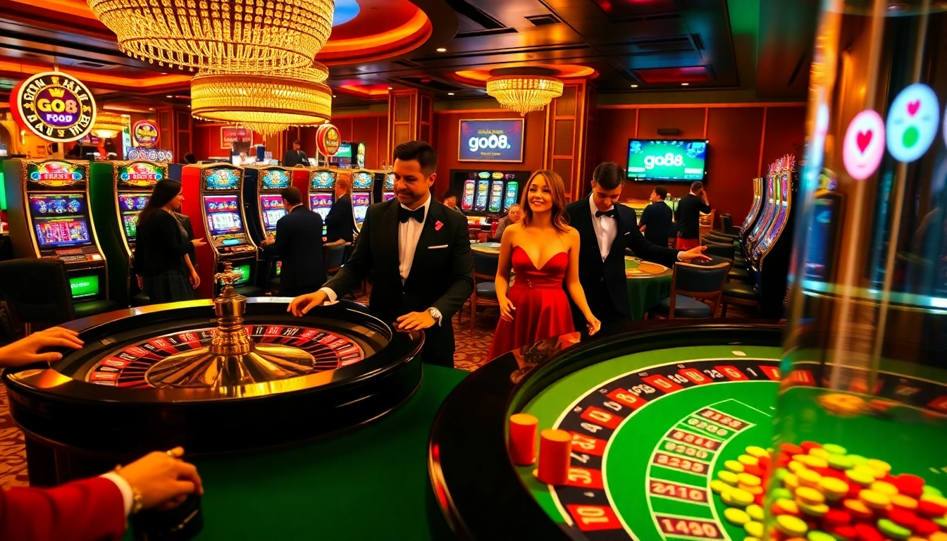 Experience thrilling betting at https://go8.food/ with lively roulette and slot games.