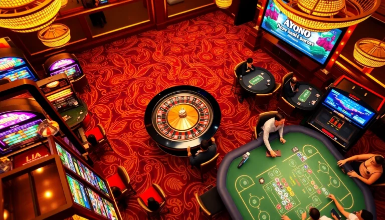 Experience the excitement of gambling in a dynamic casino scene at https://f8beta2.support/, featuring roulette, poker tables, and thrilling slot machines.